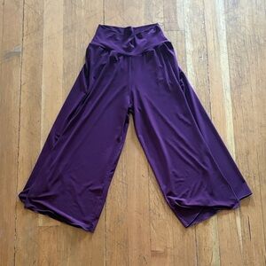 Diva Plum Flowing Palazzo Pants